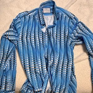 PSYCHEDELIC 80s BUTTON UP